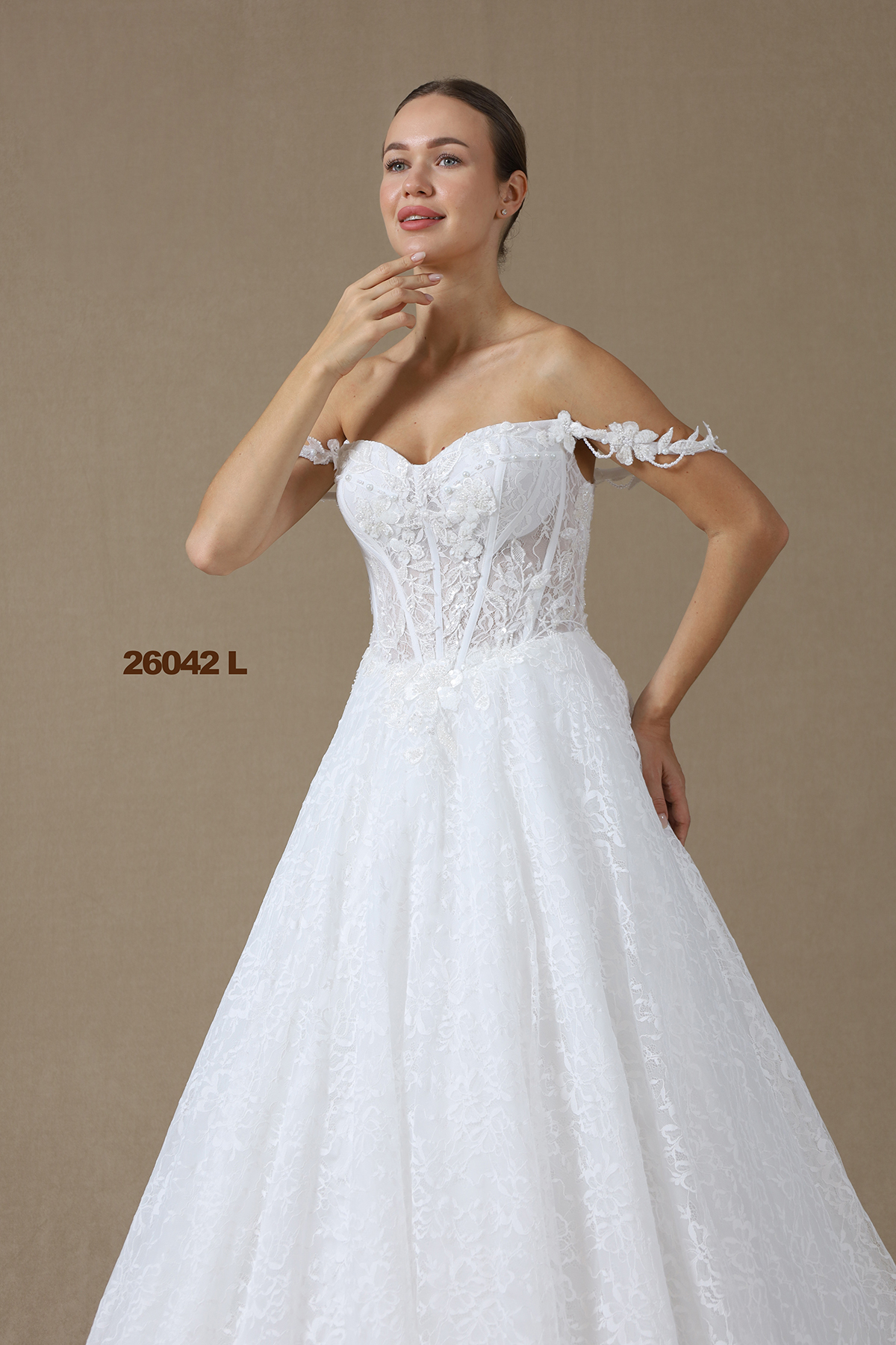 ELSA Helen A Kesim Gelinlik