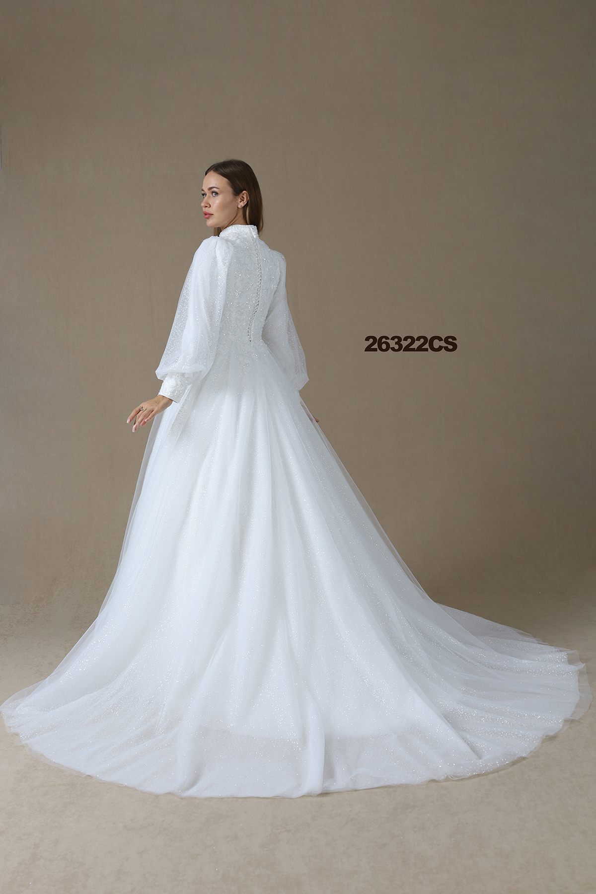 CARROL A Kesim Tesettür Helen Gelinlik