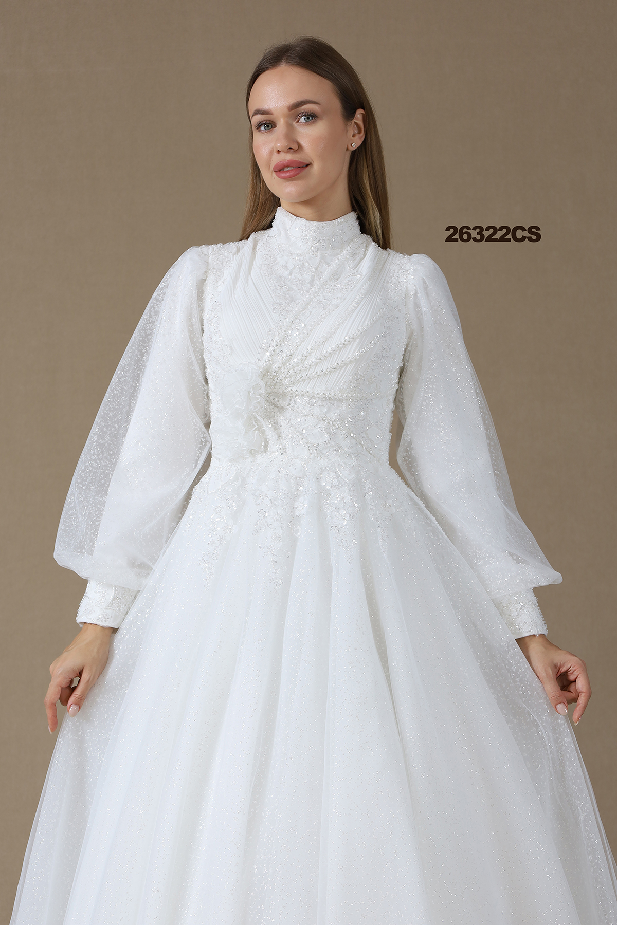 CARROL A Kesim Tesettür Helen Gelinlik