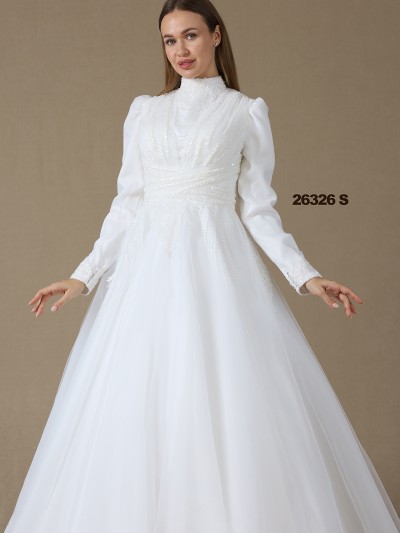 CARLA A Kesim Tesettür Helen Gelinlik