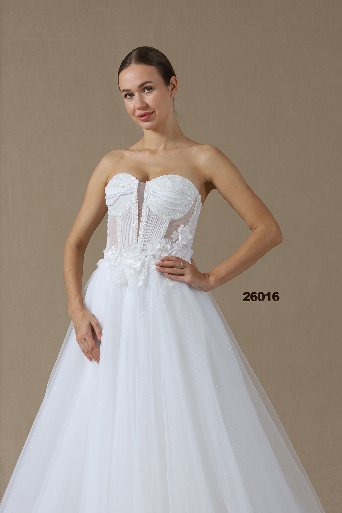 Alessi Straplez Helen Bohem A Kesim Transparan Bistüyerli Gelinlik